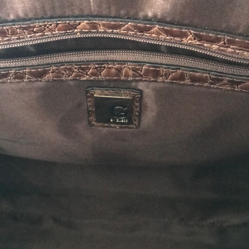 G By Guess Large Tortoise Shell Handbag (Like New) - image 7